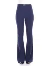 Elisabetta Franchi Flared Pants In Blue