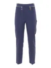 Elisabetta Franchi Trousers In Blue