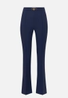 Elisabetta Franchi Flared Pants In Blue
