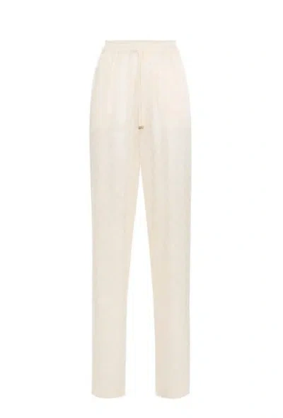 Elisabetta Franchi Trousers In Brown