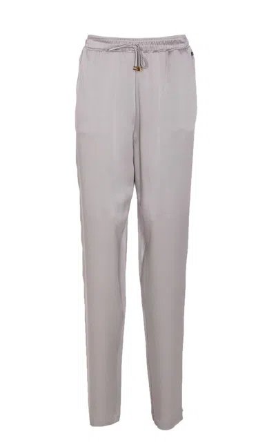 Elisabetta Franchi Trousers In Grey