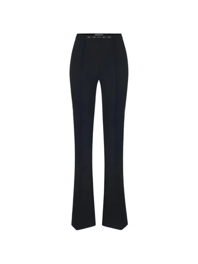 Elisabetta Franchi Trousers In Double Layer Stretch Crêpe In Multi