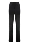 Elisabetta Franchi Trousers In Satin With Pockets In Black