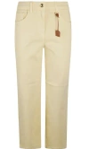 Elisabetta Franchi Trousers In Lemonade