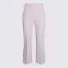 Elisabetta Franchi Tailored Trousers With Back And Side Pockets In Pink