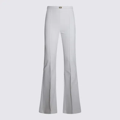 Elisabetta Franchi Trousers Light And Natural In White