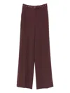 Elisabetta Franchi Pantalón Casual - Rojo Oscuro In Burgundy