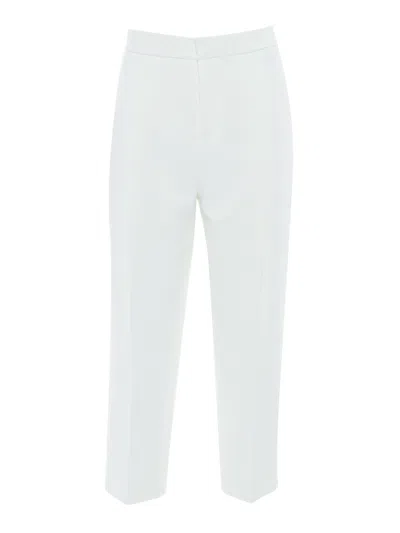 Elisabetta Franchi Trousers In White