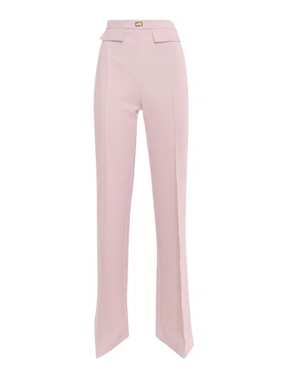 Elisabetta Franchi Trousers In White