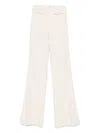 Elisabetta Franchi Trousers In Neutral