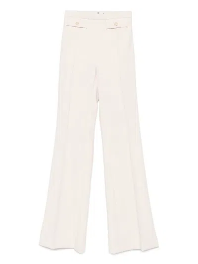 Elisabetta Franchi Trousers In Neutral