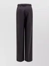 Elisabetta Franchi Trousers With Belt And Enamelled Detail