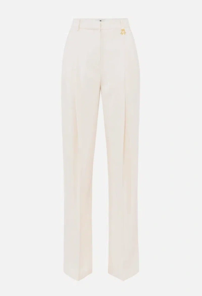 ELISABETTA FRANCHI ELISABETTA FRANCHI TROUSERS WITH CONTRAST STITCHING