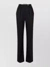 Elisabetta Franchi Trousers With Pleats And Pockets In Black