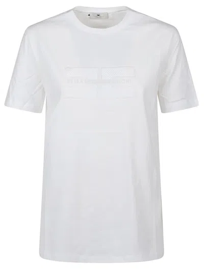 Elisabetta Franchi Tshirt In White