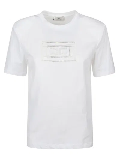 Elisabetta Franchi Tshirt In White
