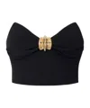 Elisabetta Franchi Tube Top Vest In Black