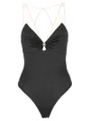 Elisabetta Franchi Tulle Detailing Bodysuit