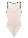 Elisabetta Franchi Body Aus Tüll In Multi