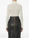 Elisabetta Franchi Turtleneck Sweater In White