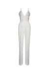 Elisabetta Franchi Jumpsuit With Lace Detail And High Waist