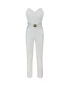 Elisabetta Franchi Jumpsuit With Macro Bow In 360