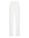 Elisabetta Franchi Tuxedo-detail Trousers In White
