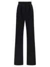 Elisabetta Franchi Tuxedo-effect Trousers Pants Black In Black