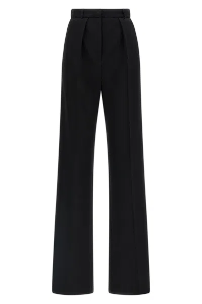 ELISABETTA FRANCHI TUXEDO-EFFECT TROUSERS