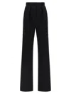 Elisabetta Franchi Tuxedo-effect Trousers Pants Black In Black