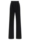 Elisabetta Franchi Tuxedo-effect Trousers Pants Black In Black