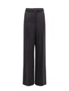 Elisabetta Franchi Tuxedo Trouser With Belt And Enamelled Detail