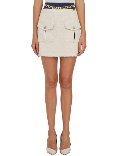 Elisabetta Franchi Chic Women's Mini Skirt With Pockets In Multi
