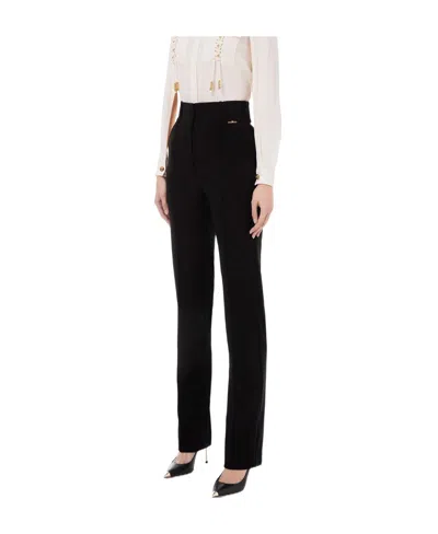 ELISABETTA FRANCHI HIGH-WAISTED TROUSERS
