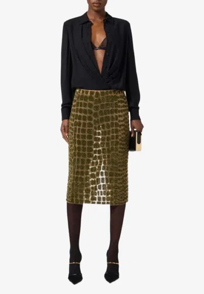 Elisabetta Franchi Twist-front Button Bodysuit In Black