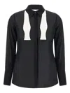 Elisabetta Franchi Two-tone Shirt In Black