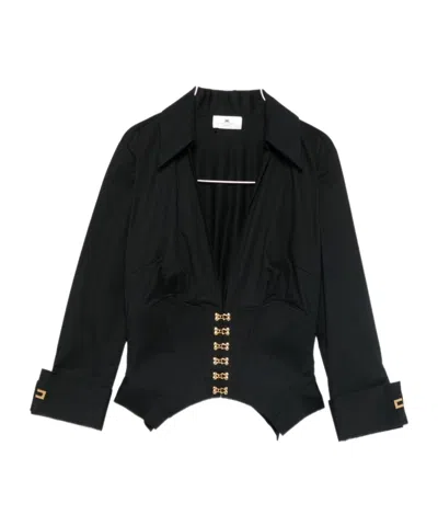 ELISABETTA FRANCHI V-NECK BLOUSE