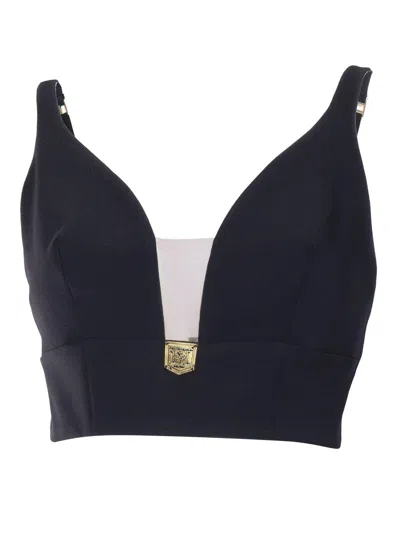 Elisabetta Franchi Top In Black