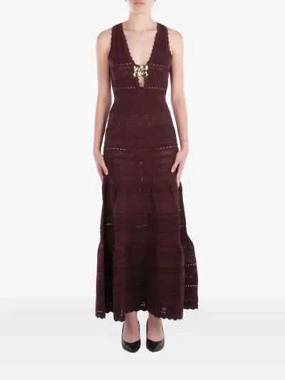 ELISABETTA FRANCHI V-NECK DRESS