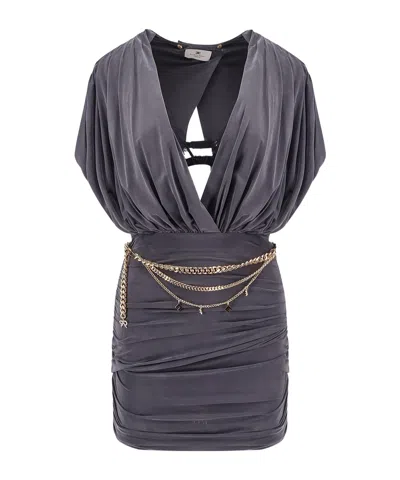 ELISABETTA FRANCHI ELISABETTA FRANCHI BRALETTE JERSEY DRESS