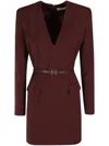 Elisabetta Franchi Abito In Burgundy