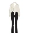 Elisabetta Franchi V-neck Jumpsuit In Black