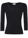 Elisabetta Franchi V Neck Knit Sweater