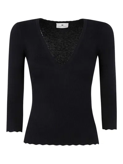 ELISABETTA FRANCHI CAMISETA - NEGRO