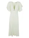 Elisabetta Franchi V-neck Midi Dress