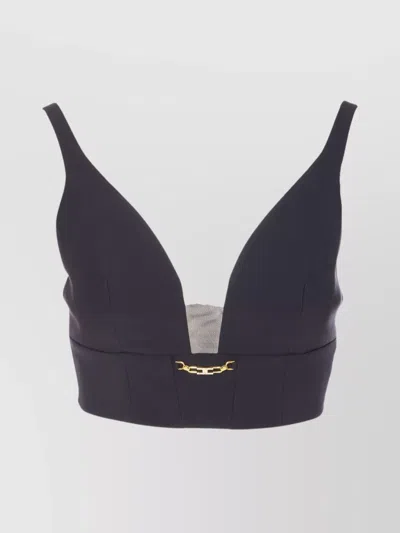 ELISABETTA FRANCHI V-NECKLINE BRA MODEL GOLD CHAIN
