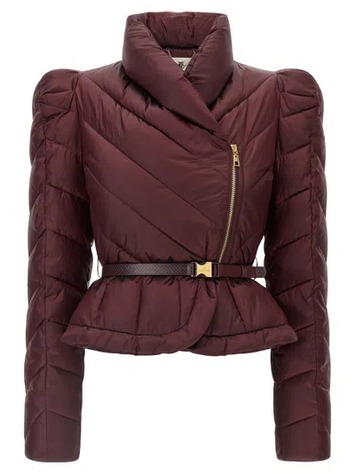 ELISABETTA FRANCHI VELA FABRIC DOWN JACKET