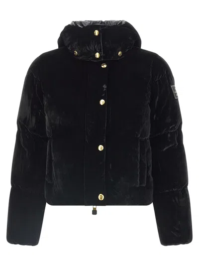 ELISABETTA FRANCHI VELVET DOWN JACKET
