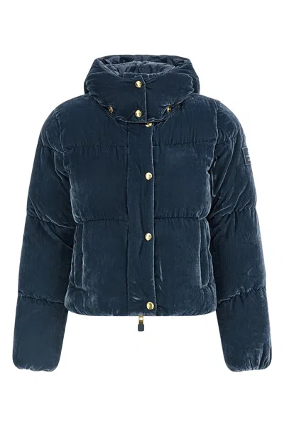 ELISABETTA FRANCHI VELVET DOWN JACKET