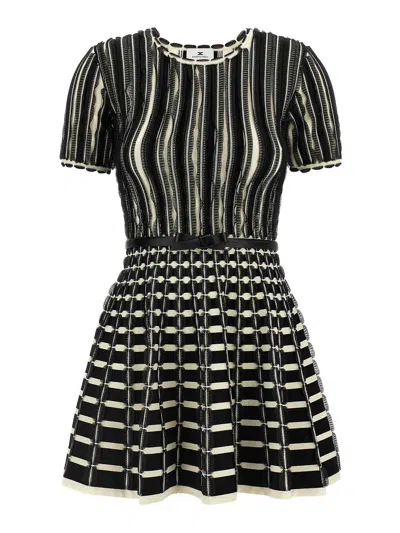 ELISABETTA FRANCHI MINI ORGANZA DRESS